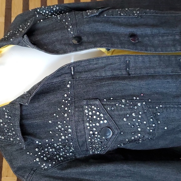 Chico's Studded jean jacket - Picture 1 of 13